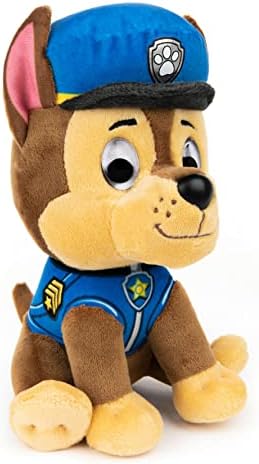 Paw Patrol GUND Official Soft Dog Themed Cuddly Plush Toy Chase 6-Inch Soft Play Toy For Boys and Girls Aged 12 Months and Above