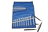 23 Pocket Wrench Roll Up Pouch, Tool Organizer Bag, Must For Stanley Craftsman, Easy Grip, Handcraft