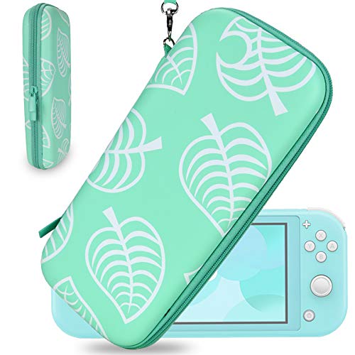 YOUSHARES(Leaf Crossing) Étui de Protection Portable en PU avec 10 Slots de Carte de Jeux pour Nintendo Switch et Accessoires