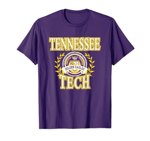Tennessee Tech Golden Eagles Laurels Purple T-Shirt