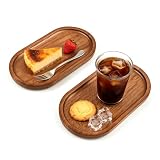 Tablett Klein Holzteller Serviertablett Klein Akazienholz