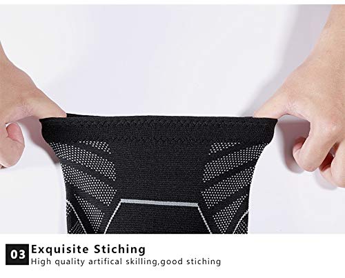 1 Pair Breathable Basketball Football Sport Safety Kneepad Volleyball Knee Pads Training Elastic Support Protect