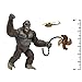 MonsterVerse MNG18000 Skull Island 6'' Ferocious Kong with Helicopter & Chain Propeller, Multi Colour