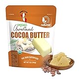 Naturise Cocoa Butter Raw Organic | Unrefined Cocoa Butter from Peru for Hair & Skin Moisturizer or