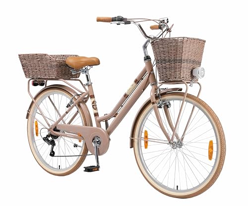 BIKESTAR Bicicleta Urbana 26" 7 Velocidades