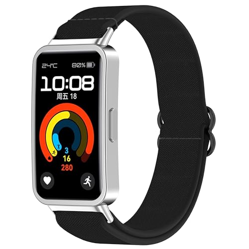 Correa compatible con Huawei Band 10 9 8 nylon respirable miniatura 2