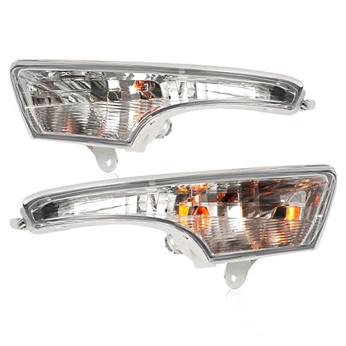 HECASA Turn Signal Light Compatible with 2013-2018 Altima Front Bumper Corner Light Assembly Replacement for 261303TA0A 261353TA0A Clear Lens (Driver Passenger Side) by HECASA - Image 2