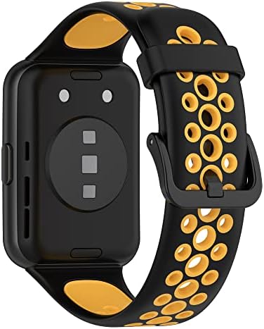 Strap Compatible with Huawei Watch Fit 2/Fit 2 Active/Fit 2 Classic, Silicone Sport Strap Replacement Wristband Fitness Bracelet for Huawei Watch Fit 2 Elegant