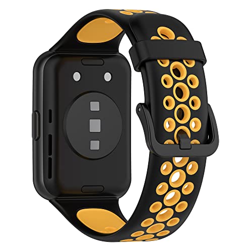 Strap Compatible with Huawei Watch Fit 2/Fit 2 Active/Fit 2 Classic, Silicone Sport Strap Replacement Wristband Fitness Bracelet for Huawei Watch Fit 2 Elegant
