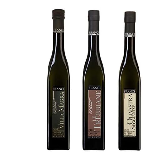 Séléction Huile d'olive Extra Vierge Riserva Franci: Villa Magra, Trebbiane, Olivastra 500 ml x 3