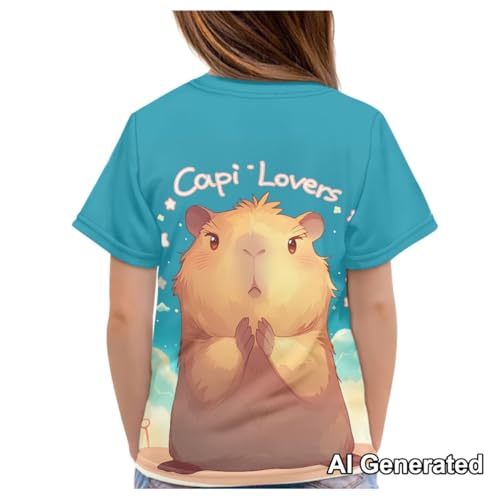 Image of Xhuibop Kids T Shirts for Boys Size 3-16 Girls Short Sleeve Sportswear Active Tops