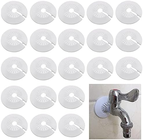 TNSLAND Heizungsrohr Rosetten Set - 30 Weiße Abdeckungen Für Rohre Bis 16mm, Einfache Montage