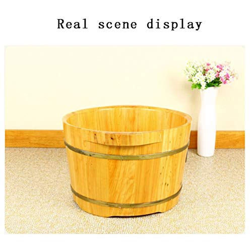 Baño de pies de madera grande para pedicura miniatura 3