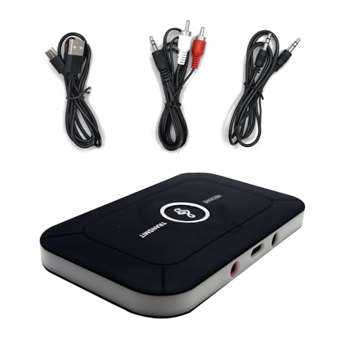 Bluetooth Adapter Transmitter Receiver for TV Car Computer 2 in 1 Bluetooth Low Latency Adapter for Bose Wave Radio IV III II Awr1b1 Awr1b2/TV/PC/MP3 & Gym