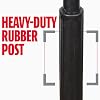 MLB 3 Position Black Batting Tee To-Go