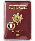 Ugozen Étui Protège Passeport Transparent PVC Souple Cristal
