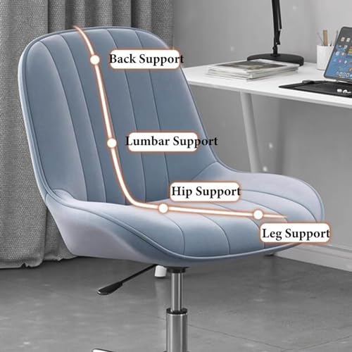 Chaise de vanité pivotante moderne Leomix pour bureau à la maison ou coiffeuse - 7