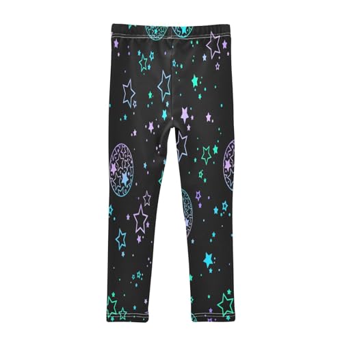 Toddler Girls Leggings Printed Yoga Pants Leggings Star Moon Sun for Kids2