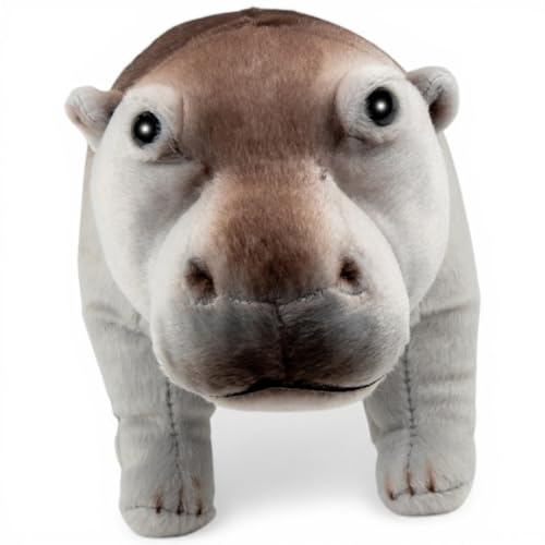 Peluche hippopotame Carl Dick 33 cm : finitions d'exception