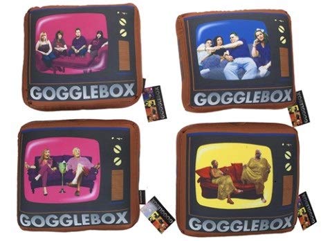 Gosh! Designs GOGGLEBOX Spandex - Cojín (28 cm, 4 Tipos Diferentes)