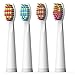 Fairywill Electric Toothbrush Brush Head x 4 for Models of FW-917/FW-507 Sonic Toothbrushes Pink