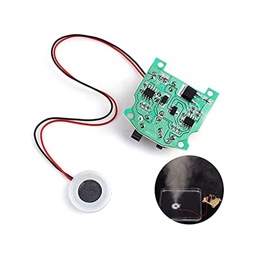 2 Pack Ultrasonic Atomization Maker 20mm 113KHz Mist Atomizer DIY Humidifier with PCB 3.7-12V