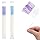 JEYORZY Lot de 120 Nettoyeurs pour Trou d'oreille, Ligne de Nettoyage pour Trou d'oreille, Nettoyeur Trou Boucles d'oreilles, Élimination des odeurs,Avec 2 Tubes de Rangement en Plastique(Bleu,Violet)