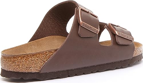 Birkenstock 051703 Arizona Dark Brown, Birko Flor Uomo, Dark Brown Eu 40 - 3