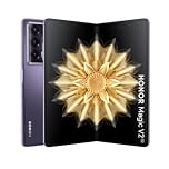 Honor Magic V2 5G Mobile Phone, Sim Free, Folding Smartphone, 16+512GB, 6.43''+7.92'' foldable OLED screen, 5000mAh all-day battery, dual SIM, Android 13, Purple