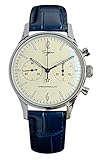 glashütte chronograph Elfenbeinfarbenes Zifferblat Seagull Sugess ST1901 Chronograph, 40 mm, elfenbeinfarben, 1963, Glashütte, BNIB