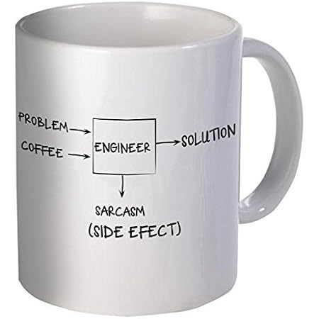 Willcallyou Engineer Problem Solution Sarcasm Side Effect 11 Ounces Funny Coffee Mug
