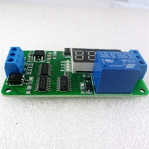 Relais temporisé multifonction 12V DC interrupteur marche arrêt module PLC 5V 24V
