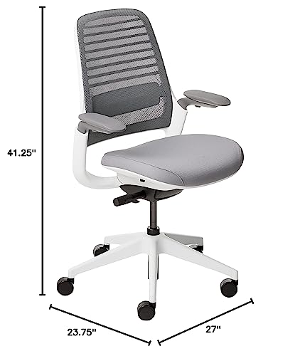 Steelcase Series 1 Office Chair, Carpet Casters, Grey #TOP7