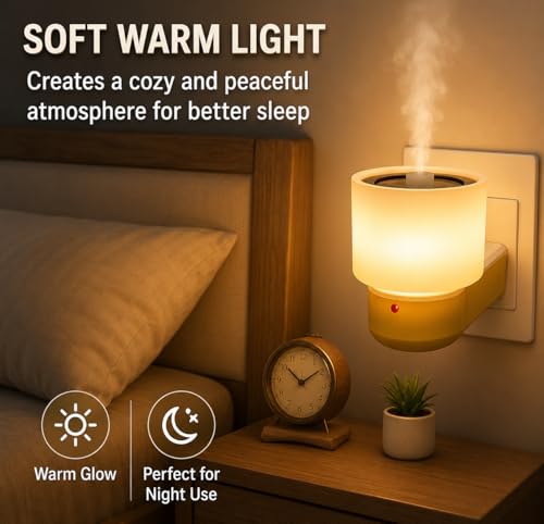 Image of Spoken Multipurpose Premium Electric Ceramic Multicolor Aroma Diffuser Kapoor Dani | Camphor Diffuser Incense Burner Holder Kapoor Dani with Night Lamp for Office, Home (NK-701 Yellow)
