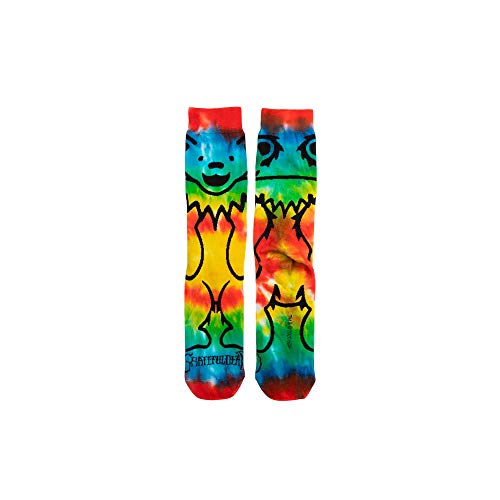 Bioworld Grateful Dead Rock Band Tie Dye Mens Crew Socks #TOP10