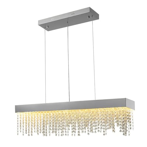 Lustre cristal dining room chic et luminaire led suspendu de plafond
