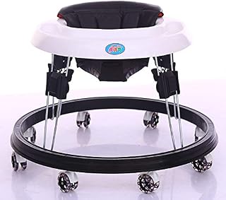 Upgraded Version Baby Walker, Baby 6-24Months Baby Multi-Function Anti-Rollover Folding Walker 6 Heights