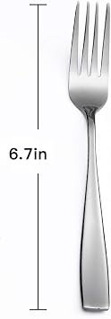 Eslite Staintess Steel Salad Forks Set,6.7-Inch,12-Piece