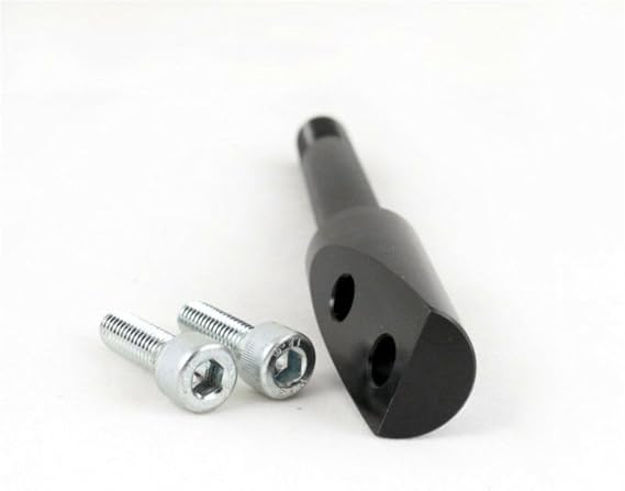 Shift Knob for Chevrolet Camaro 1982-2002 | Manual Aluminum, Billet Blk W/ Blk Short Shifter Stick, OE# Cbw-046-BK, Direct Fit