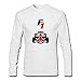 DCX Clothing Men's Formula 1 Logo Long Sleeve T-shirts White