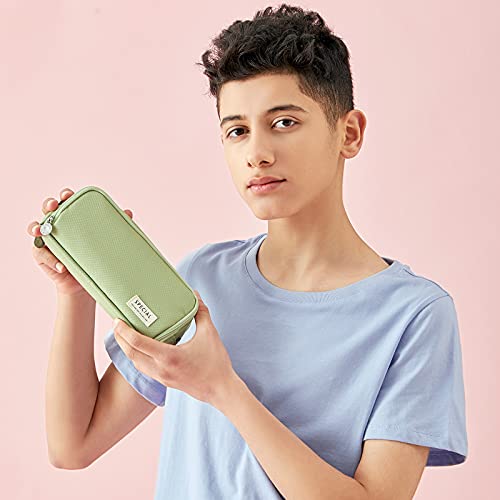 Estojo para lápis de grande capacidade CICICIMELON com 3 compartimentos, bolsa para caneta para esco