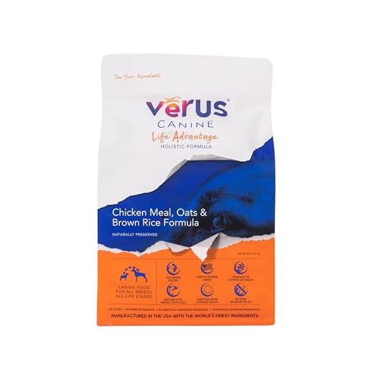 VeRUS Pet Foods Dry Dog Food Chicken, Life Advantage Formula 4lb Bag