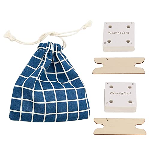 Pssopp Tarjeta De Tejer De Bricolaje Tarjeta De Tejer con Artesanía Exquisita Telar De Tableta...