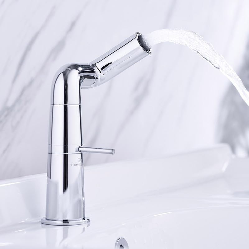 Robinet de lavabo rotatif eau chaude froide CMBSSTFC