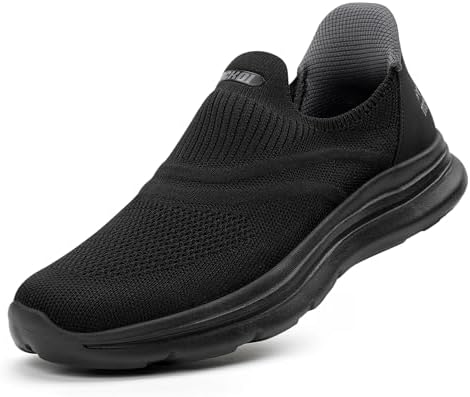 ODCKOI Slip On Sneaker Herren Ohne Schnürsenkel Schuhe Outdoor Sportschuhe Leichtgewichts Atmungsaktiv Hand-Free Freizeit Straßenlaufschuhe