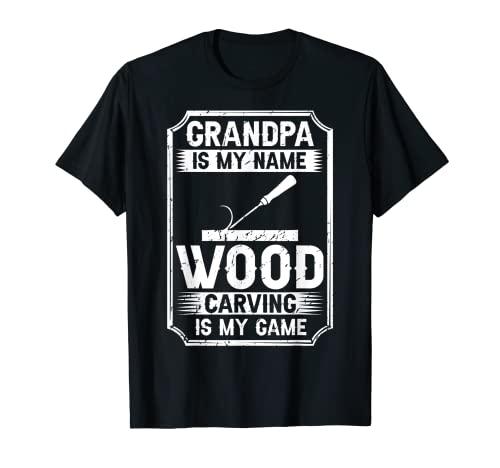 Wood Carving Men's Beginner Knife Ideas Chainsaw Sculpture T-Shirt