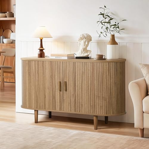 SoarFlash 47-Inch Curved Buffet Cabinet