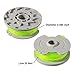 THTEN WA0014 Trimmer Replacement Spools for Worx WG168 WG184 WG190 WG191 Weed Eater String Edger Spool Line Refills Parts Auto-Feed 20ft 0.080