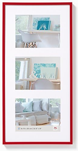 walther design KV824G New Lifestyle Plastikowa ramka na zdjęcia, 18x24 cm, złota