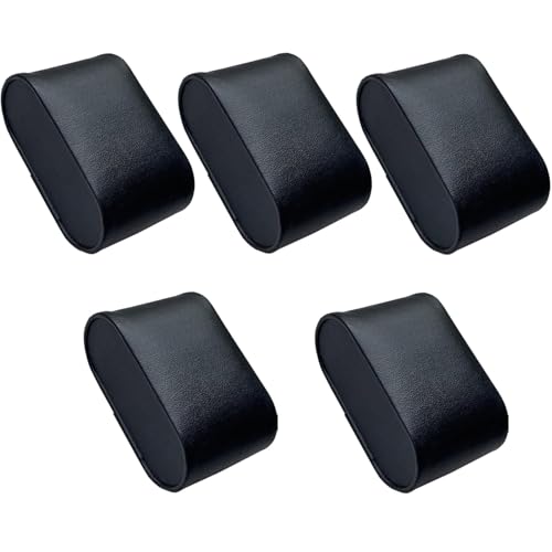 YULIAO 5 Piezas Cojín Para Relojes, Reloj Almohada, Almohada Caja Relojes Cojín, Estera De Almacenamiento De Reloj, Adecuado Para Escaparates, Almacenamiento En El Hogar, Diseño Negro Clásico
